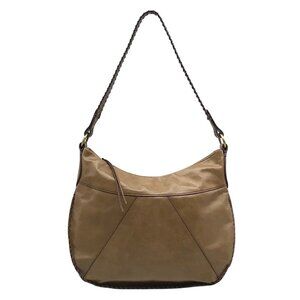 HOBO Mink Leather Dharma Whipstitch Shoulder Bag
